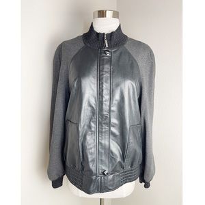 ST. JOHN LAMB LEATHER LUXURY JACKET 10